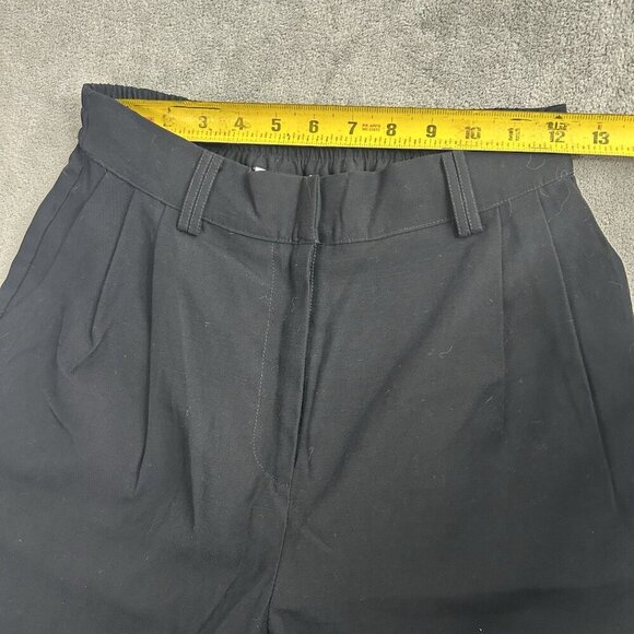 Christian Lacroix Pants Women Small Black Trouser Wide Leg High-Rise Rayon Blend - Picture 6 of 14